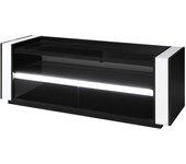 Mueble para tv lina negro y blanco con led – 143 x 50 x 52 cm