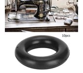10 piezas de accesorios de repuesto para rueda de fricción de anillo de goma para bobinadora de máquina de coser (diámetro exterior de 3 cm)