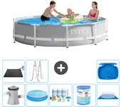 Paquete de piscina - intex - alrededor - 305x305x76 cm + accesorios a2053