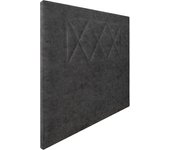 Cabecero tapizado ares| cabezal acolchado | tapizado en teijdo alta gama acuaqulin antimanchas | color marengo | medida: 110x110x5cm (cama 105 cm)