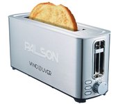 Tostadora inox palson vancouver 30965 amplia ranura para una rebanada 1050w