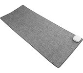 Tapete o alfombra térmica con calefacción gris claro 80x32 cm 77w