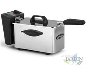 Freidora profesional acero inoxidable, 1,5l, termostato regulable, 1500w, freidora, acero inoxidable, capacidad 1,5l