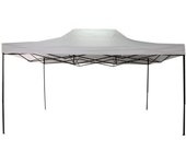 Rebecca mobili gazebo resellable blanco con saco metal poliester 3x4,5