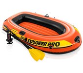 Bote hinchable explorer pro 200 remos + hinchador