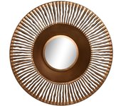 Espejo de pared home esprit cobre metal 50 x 6,5 x 50 cm
