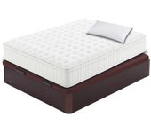 Pack colchón flex eternity pocket supreme 16 105x200 + canape abatible madera 19 wengue + almohada