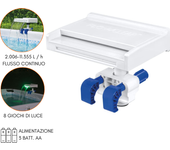 Cascada piscina jardín fuente de agua led cm 35x24x32 - bestway