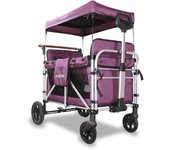 Fuxtec bollerwagen ctxl900 supremo deluxe, carro plegable morado, carro de jardín de 4 plazas homologado en-1888