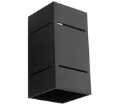 Sollux blocco - 1 lámpara de pared empotrada en negro, g9