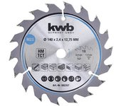 Circular saw blade hm medium ø 140x12.75 z18