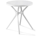 Victor table ronde - ø 70 cm - pieds tulipe - blanc