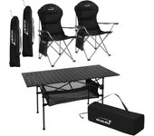 Juego de muebles de camping mesa de camping silla de camping plegable mesa con ruedas