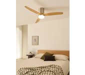 Windcalm dc - función verano/invierno - ventilador de techo 40w silencioso ø132 cm con luz con wifi