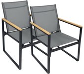 2 piezas silla de jardín silla de balcón lounge