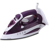 Jata pl225 plancha plancha a vapor suela de acero inoxidable 2400 w púrpura, blanco