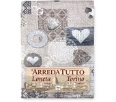 Funda de decoración funda gran scarf colcha funda de sofá tirolesa shabby beige 1 cuadrado