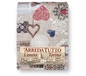 Funda de decoración funda gran scarf colcha de sofá funda de sofá tirolesa shabby red 2 cuadrados