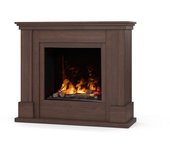 Luena - chimenea eléctrica de suelo con cassette 600 sin calefacción roble