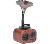 Altavoz de dientes azules sin cables vintage, altavoz de dientes azules retro recargable por usb de 5 w, decoración vintage para la habitación de la o