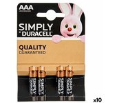 Pilas alcalinas lr03 duracell (10 unidades)