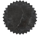 Caja de 11 azulejos de azulejos de vinilo autoadhesivos (1 m²), mármol negro