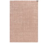 Alfombra de salón moderna de lana pura tuftada a mano zema 120x170 cm