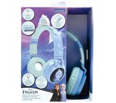 Auriculares plegables con luz bluetooth y cable con diseño de tiara del universo frozen con limitación de