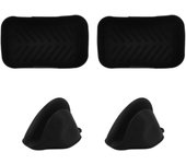 2 juegos de freidora de silicona rectangular, revestimientos de silicona, cesta de freidora rectangular para ninja dz201 foodi