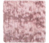 Alfombra de pelo largo navarra rosa polvoriento 200x200 cm