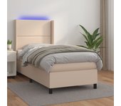 Colchón cappuccino led somier de láminas 90x190cm