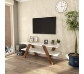 Mueble tv basic-146 nogal blanco