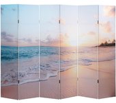 Foto paravent hwc-a83, biombo separador de ambientes, certificado mvg ~ 180x244cm océano