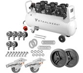 Stahlwerk compresor st-1010 pro 10 bar, 6,5 cv, 4,8 kw, 630 l/min, depósito de 100 l