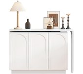 Escritorio – escritorio de esquina giratorio en l, combinado con mueble de almacenamiento, blanco, 110 cm
