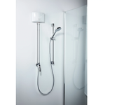 Pack calentador de agua compacto instantáneo + mbx 4 mezclador de ducha 4,4 kw 230 v 19 a