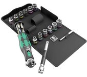 Juego de carraca zyklop pocket juego 8009 zyklop pocket set 4 - wera