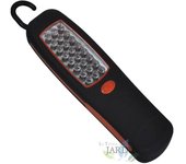 Linterna de trabajo 24 led con imán y colgador, luz de taller, magnética, portátil