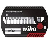 Wiha 39039 juego de puntas flipselector standard de 25 mm hexagonales 1/4 11 piezas