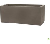 Jardinera rectangular capuchino 60x24,5 cm h 24,5 mod. schio cassa