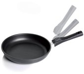 Sartén baja horno extraíble, aluminio fundido a presión, negro, risolì