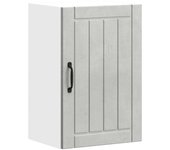 Armario de pared cocina lucca madera contrachapada gris cemento