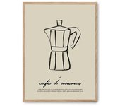 Cuadro love coffee