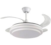 Ventilador de techo selene bel air 72w aspas retráctiles mando a distancia blanco ø108 cm