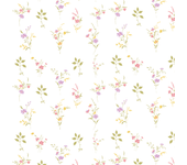 Papel pintado floral delicado