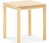 Mesa comedor jardin 65x65 de madera y ceramica beige - bisbal