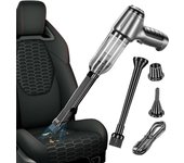 Aspiradora de mano con carga usb, aspiradora inalámbrica para coche, 120 w, aspiradora portátil y soplador para accesorios de interior de coche, acces