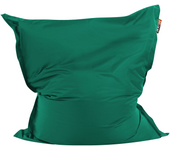 Beliani funda para puf fuzzy 180 cm 140 cm verde esmeralda