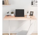 Tablero de madera maciza sin tratar con borde a juego