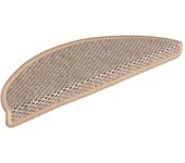 Alfombra autoadhesiva escalera sisal 30 uds | alfombras de escalera | tapetes de escalera beige claro cfw173865